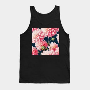 Pink Dahlia Tank Top